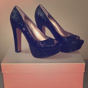 BCBG sparkly Heels